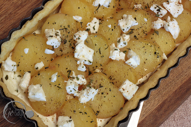 Ge-kocht: Kartoffel-Tarte mit Ziegenkäse